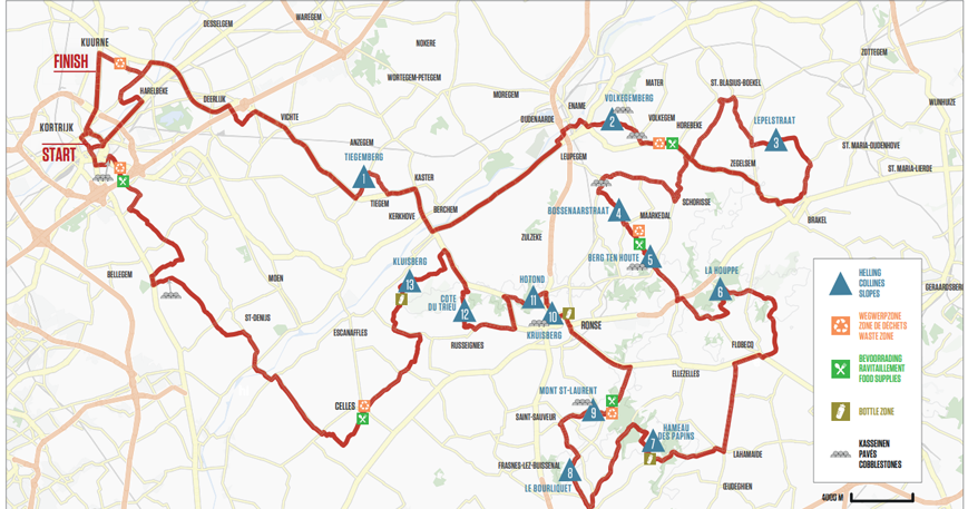Kuurne Map
