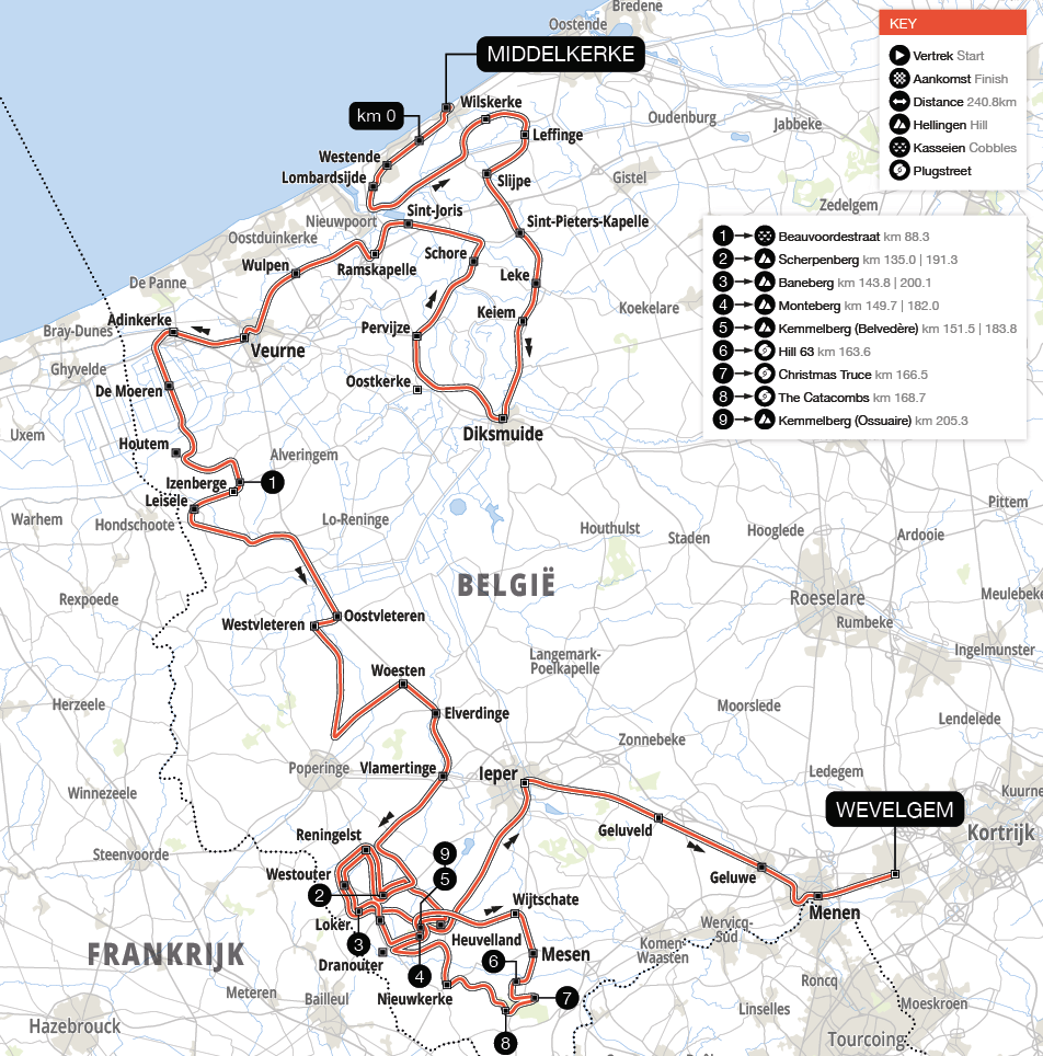 In Flanders Field Map